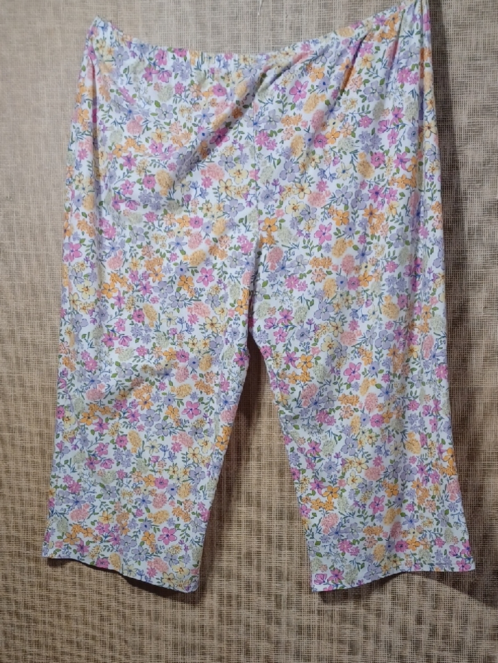 Sonoma Floral Sleepwear Pants in Yellow, Pink & Green